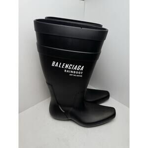 Balenciaga Rainboot SZ 41 Black New w/o Box Retail $995